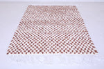 Moroccan handmade berber checkered rug 4.8 FT X 6.7 FT