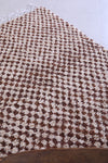 Moroccan handmade berber checkered rug 4.8 FT X 6.7 FT