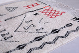 Moroccan handmade azilal rug 5.2 FT X 6 FT