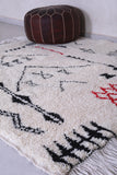 Moroccan handmade azilal rug 5.2 FT X 6 FT