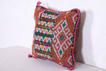 Moroccan handmade kilim pillow 14.5 INCHES X 14.9 INCHES