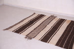 Vintage flatwoven moroccan berber rug - 5.1 FT X 9.4 FT