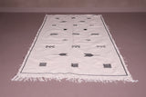 All wool berber Moroccan handmade rug ,  4.9 FT X 8.7 FT