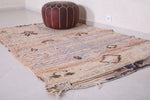 Berber wonderful Moroccan runner rug 4.4 FT X 7.1 FT