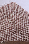 Moroccan handmade berber checkered rug 4.6 FT X 6.2 FT