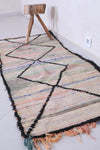 Vintage handmade moroccan berber rug 2.2 FT X 5.9 FT
