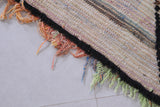 Vintage handmade moroccan berber rug 2.2 FT X 5.9 FT