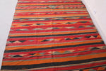 Long berber moroccan rug 5.5 FT X 10.9 FT