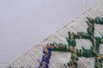 Vintage handmade moroccan berber rug 4.5 FT X 9.8 FT