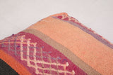 Moroccan handwoven berber rug vintage Pouf