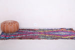 Colorful Runner Boucherouite Rug 3 FT X 7.8 FT