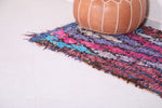 Colorful Runner Boucherouite Rug 3 FT X 7.8 FT