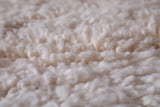 Handmade moroccan beni ourain rug 3.3 FT X 4.8 FT