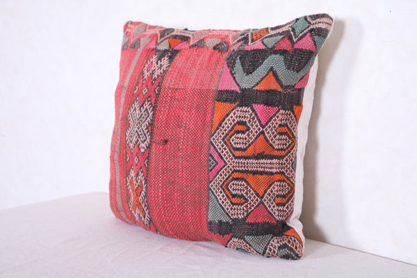 Moroccan handmade kilim pillow 18.8 INCHES X 20.4 INCHES