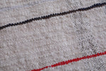 Vintage handmade moroccan berber rug 5.1 FT X 10.5 FT
