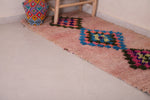 Long runner handmade Moroccan rug - 2.8 FT X 9.8 FT