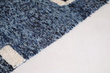 Berber solid moroccan carpet 7.9 FT X 10.4 FT