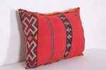 Vintage kilim moroccan pillow 14.5 INCHES X 19.6 INCHES