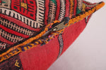 Vintage kilim moroccan pillow 14.5 INCHES X 19.6 INCHES