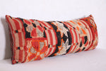 Vintage kilim moroccan pillow 14.1 INCHES X 33.4 INCHES