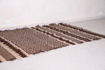 Brown Runner rug 4.7 FT X 10.3 FT