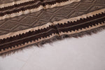 Brown Runner rug 4.7 FT X 10.3 FT