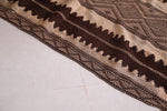 Brown Runner rug 4.7 FT X 10.3 FT