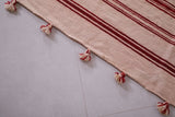 Handwoven berber moroccan rug - 6.2 FT X 11.9 FT