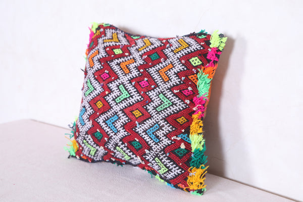 Moroccan handmade kilim pillow 11 INCHES X 12.2 INCHES