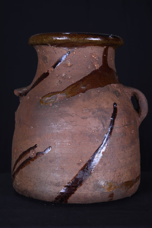 Vintage old moroccan pottery  9.4 INCHES X 11.4 INCHES