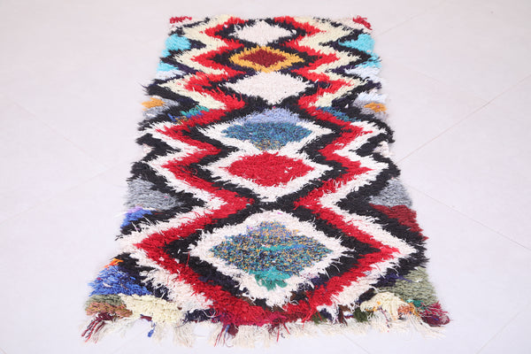 Runner handmade Moroccan rug – 2.5 FT X 5.5 FT | Vibrant berber design