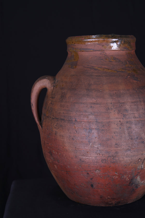 Vintage old moroccan pottery 9.4 INCHES X 11.8 INCHES