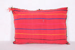 Vintage kilim moroccan pillow 14.5 INCHES X 19.6 INCHES