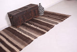 Entryway berber Moroccan handwoven rug - 4.3 FT X 11.2 FT