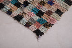 Square colorful berber moroccan rug - 4.3 FT X 6 FT