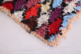 Colorful runner Moroccan berber Rug 2.7 FT X 6.7 FT