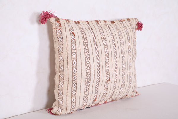 Striped Moroccan pillow 5.3 INCHES X 17.7 INCHES