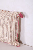 Striped moroccan pillow 5.3 INCHES X 17.7 INCHES