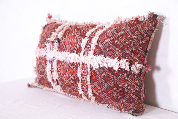 Moroccan handmade kilim pillow 14.9 INCHES X 25.5 INCHES