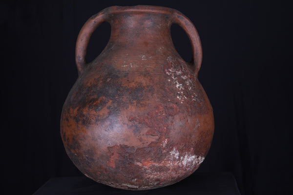 Vintage old moroccan pottery  11.8 INCHES X 13.3 INCHES