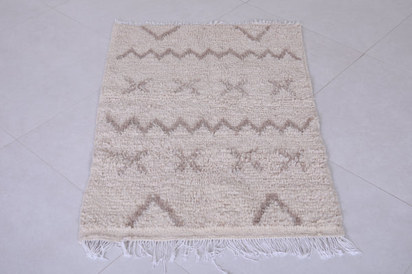 Small handmade Moroccan berber rug - 2.4x3.6 FT