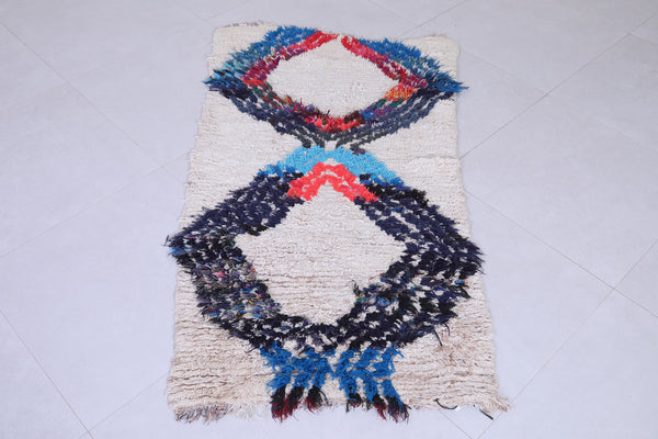 Moroccan Runner Rug – 2.6 x 4.9 FT | Vibrant Tribal Design