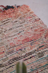 Small handmade Moroccan berber rug 3.3 FT X 6.3 FT