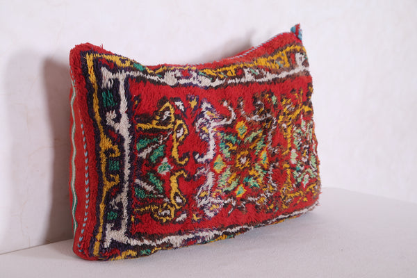 Vintage kilim moroccan pillow 15.3 INCHES X 23.2 INCHES