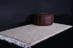 Moroccan handmade berber beni ourain rug 3.1 FT X 5.4 FT