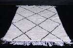 Moroccan handmade berber beni ourain rug 4.5 FT X 6.4 FT