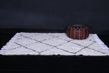 Moroccan handmade berber beni ourain rug 4.5 FT X 6.4 FT