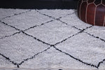 Moroccan handmade berber beni ourain rug 4.5 FT X 6.4 FT
