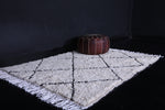 Moroccan handmade berber beni ourain rug 4.5 FT X 6.4 FT