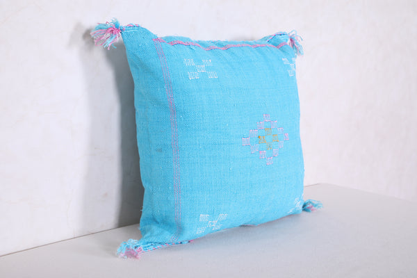 Vintage kilim moroccan pillow 17.7 INCHES X 18.5 INCHES